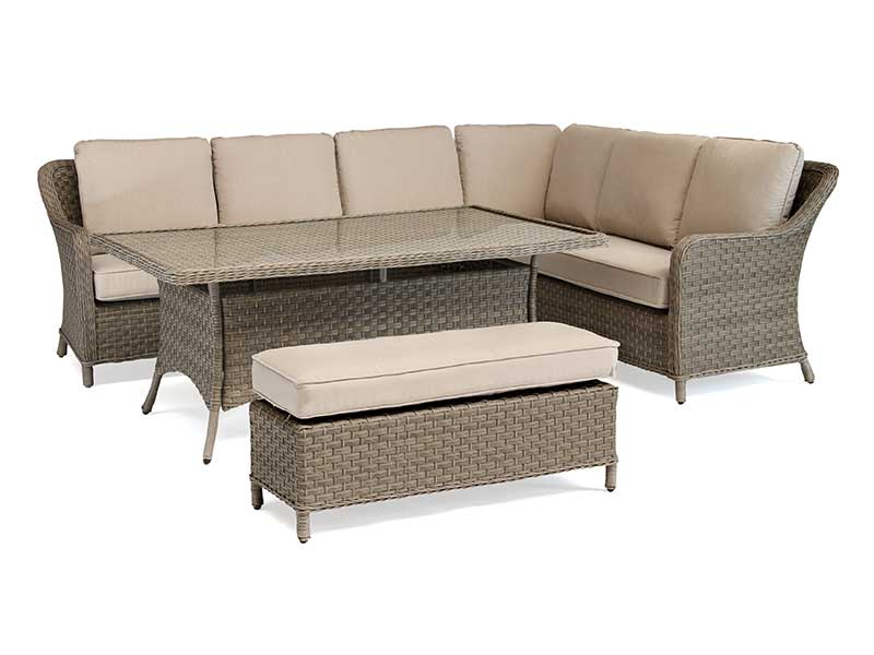 Kettler Charlbury Rattan Corner Set Seats 8 Great Price